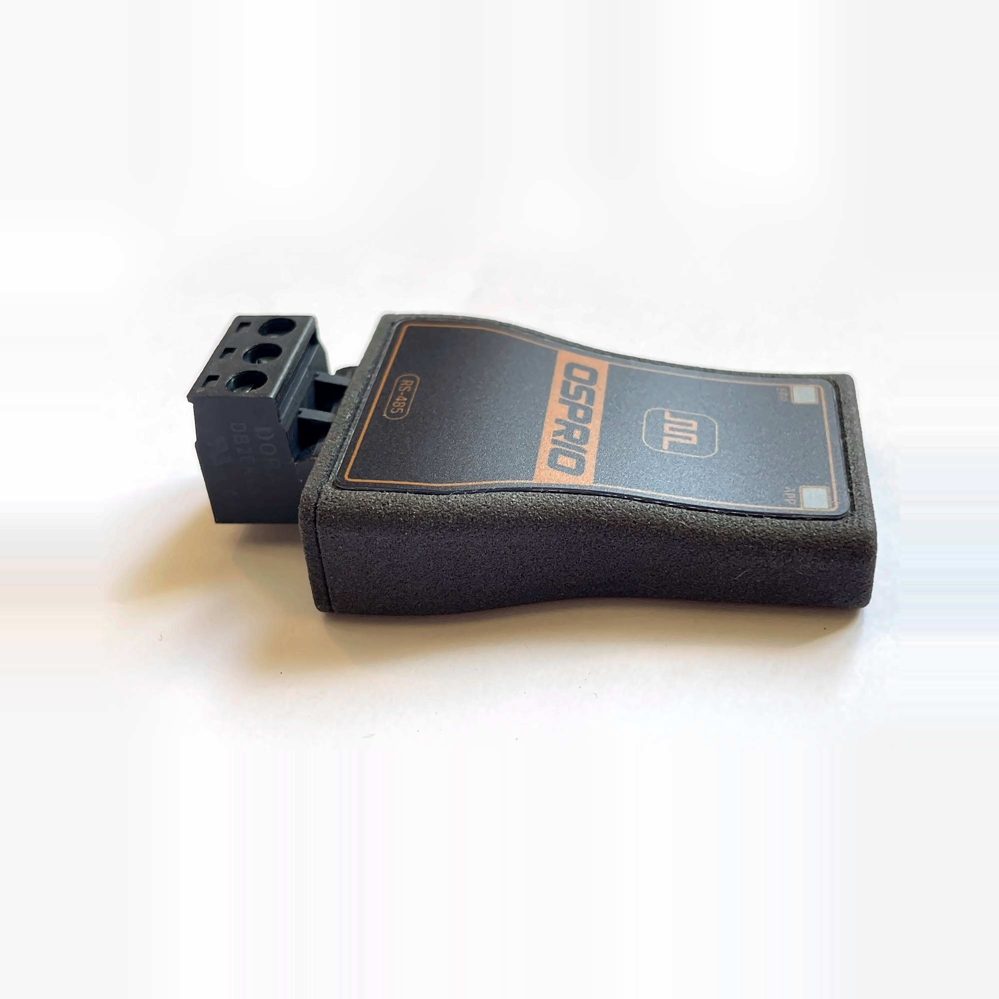 Side profile of Osprio Mini showing the tapered enclosure