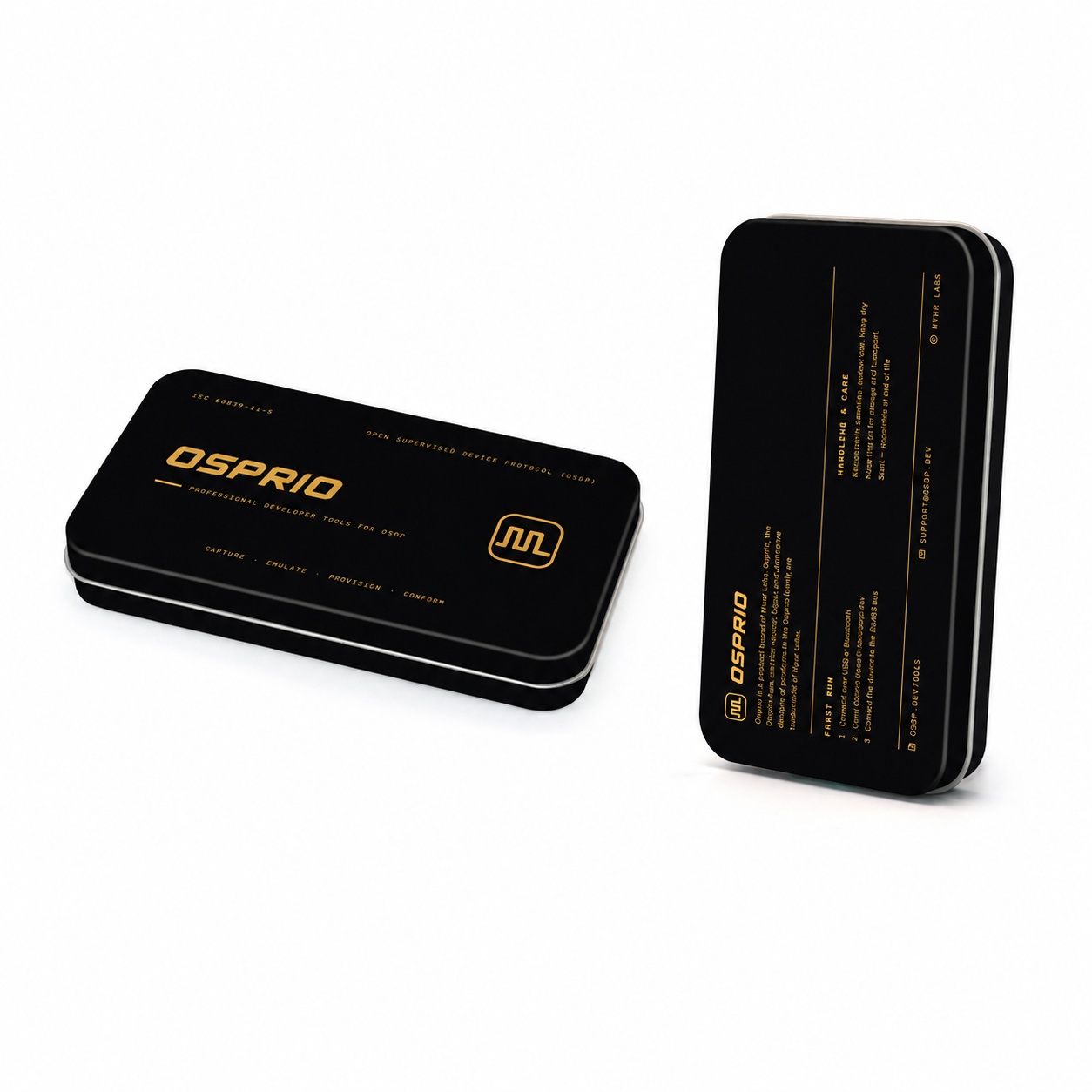 Tin container for the Osprio Mini