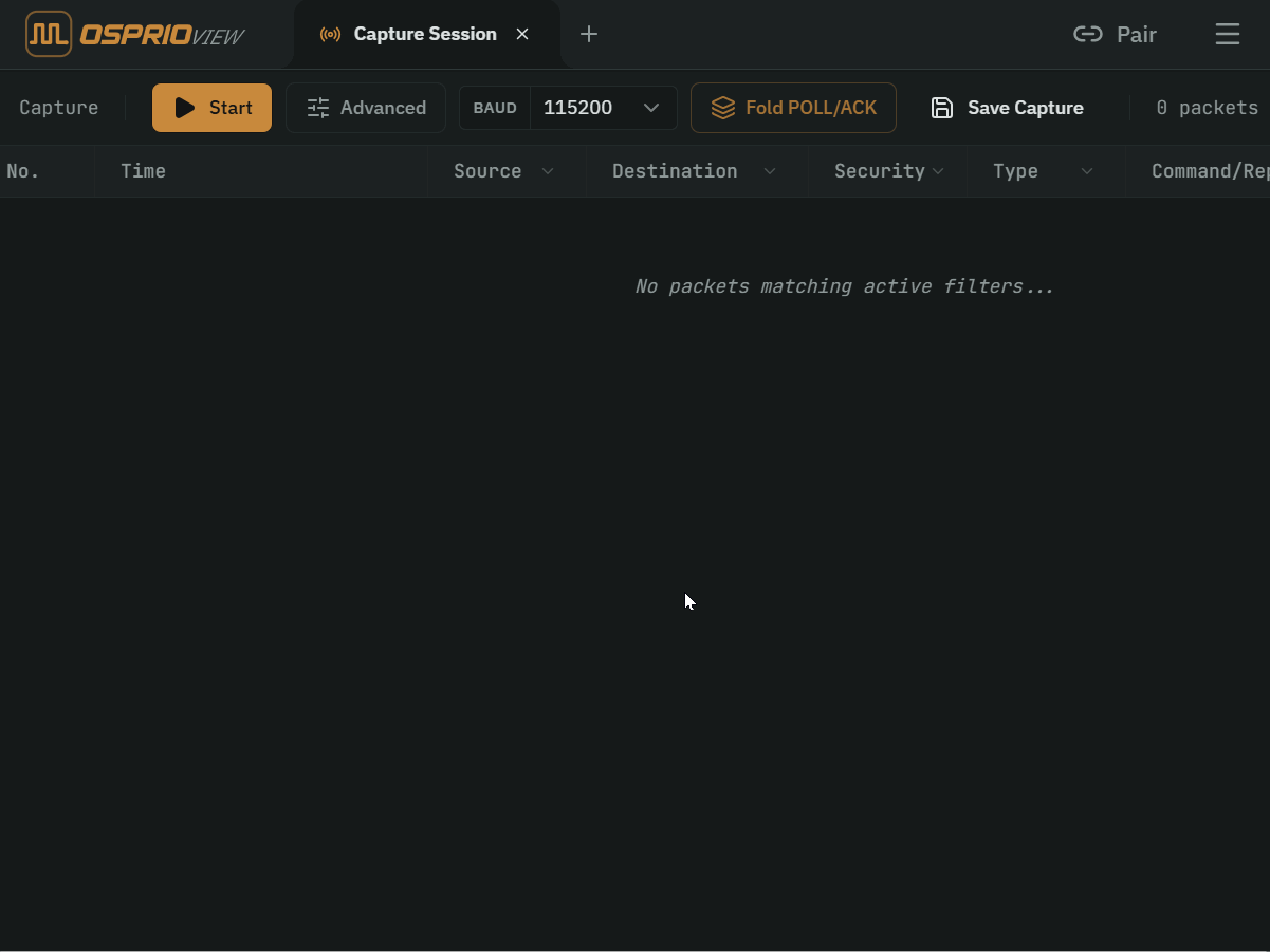 Targeted capture filtering in Capture Workspace