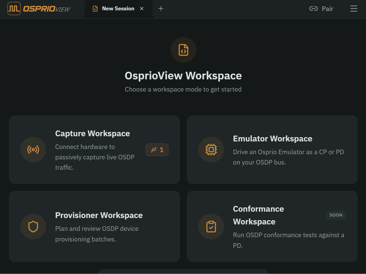 Offline session review of a saved capture in Capture Workspace