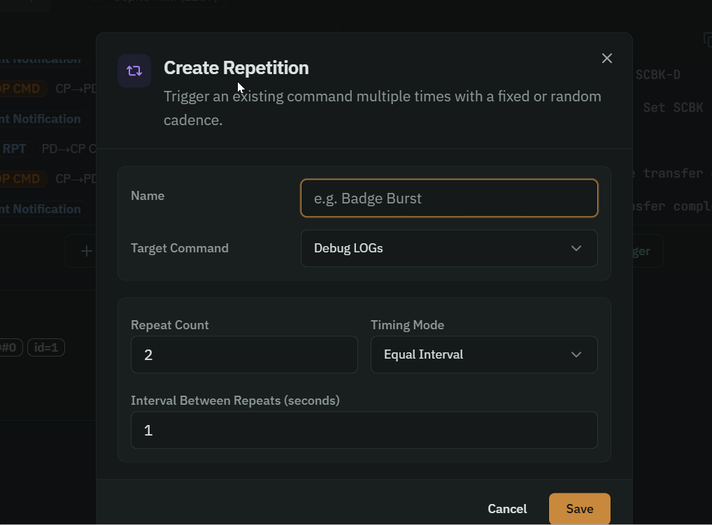 Reusable actions building block in Emulator Workspace